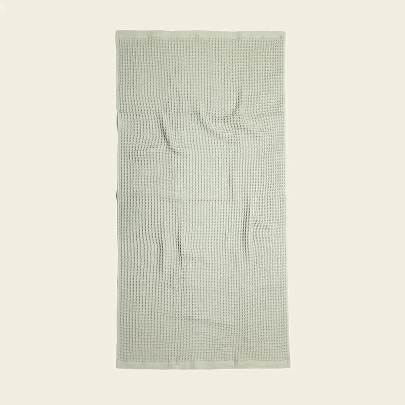 Set of 8 Organic Cotton Towels - Aloe