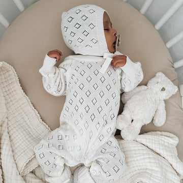 Bring Me Home Diamond Pointelle Bundle - White
