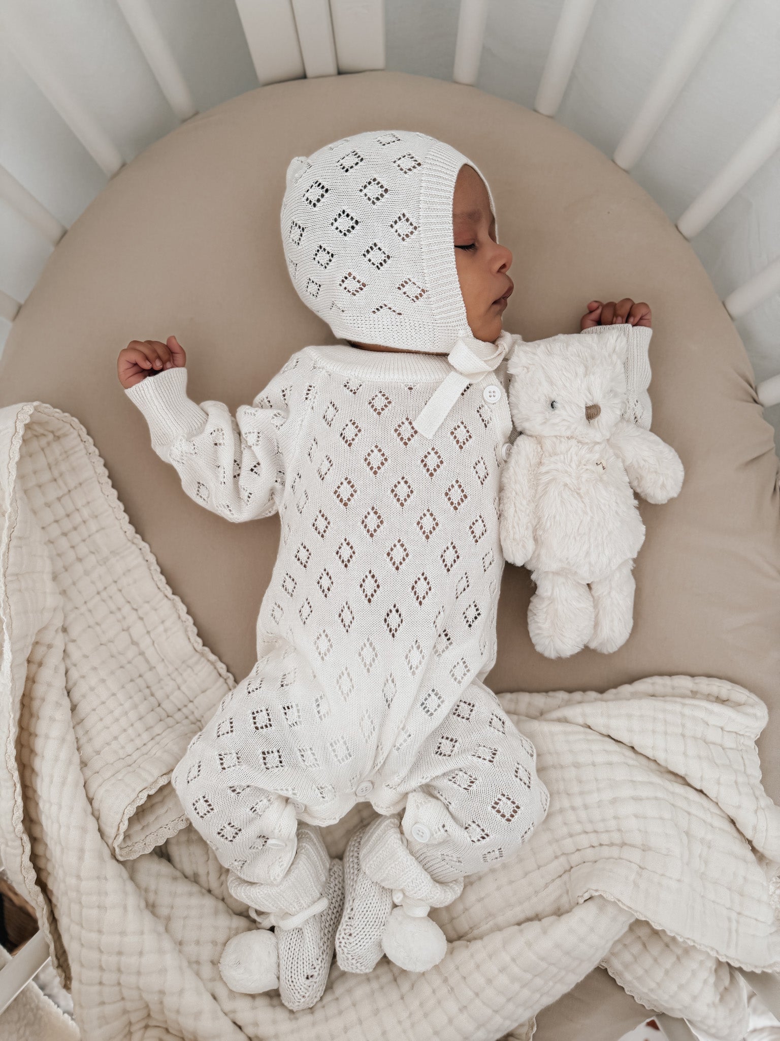 Bring Me Home Diamond Pointelle Bundle - White