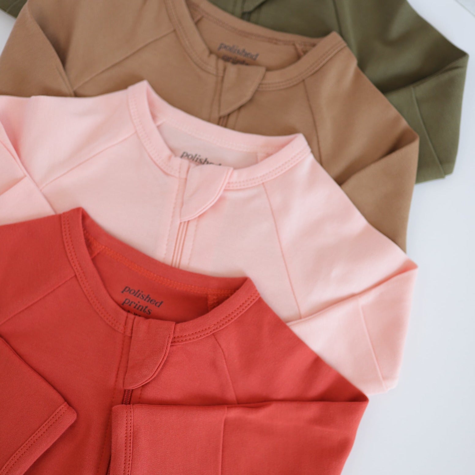 Peach Organic Cotton Baby Sleeper