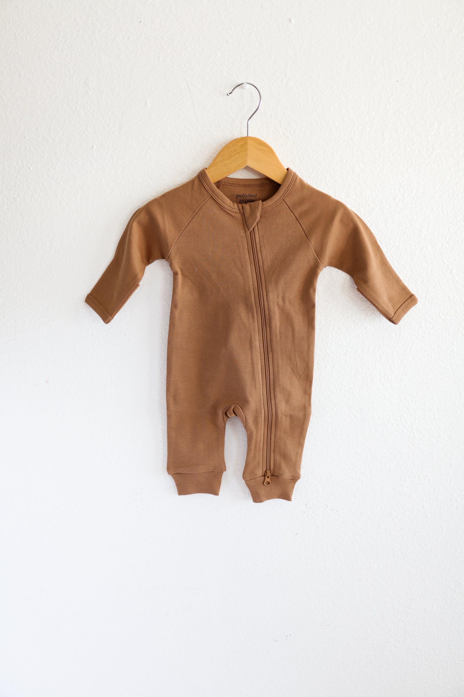 Almond Organic Cotton Baby Sleeper