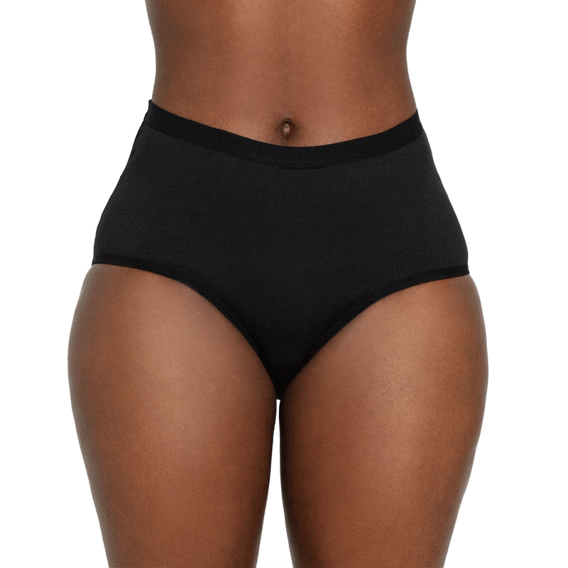 The High Waisted Period Underwear - Microfiber For Medium Flows