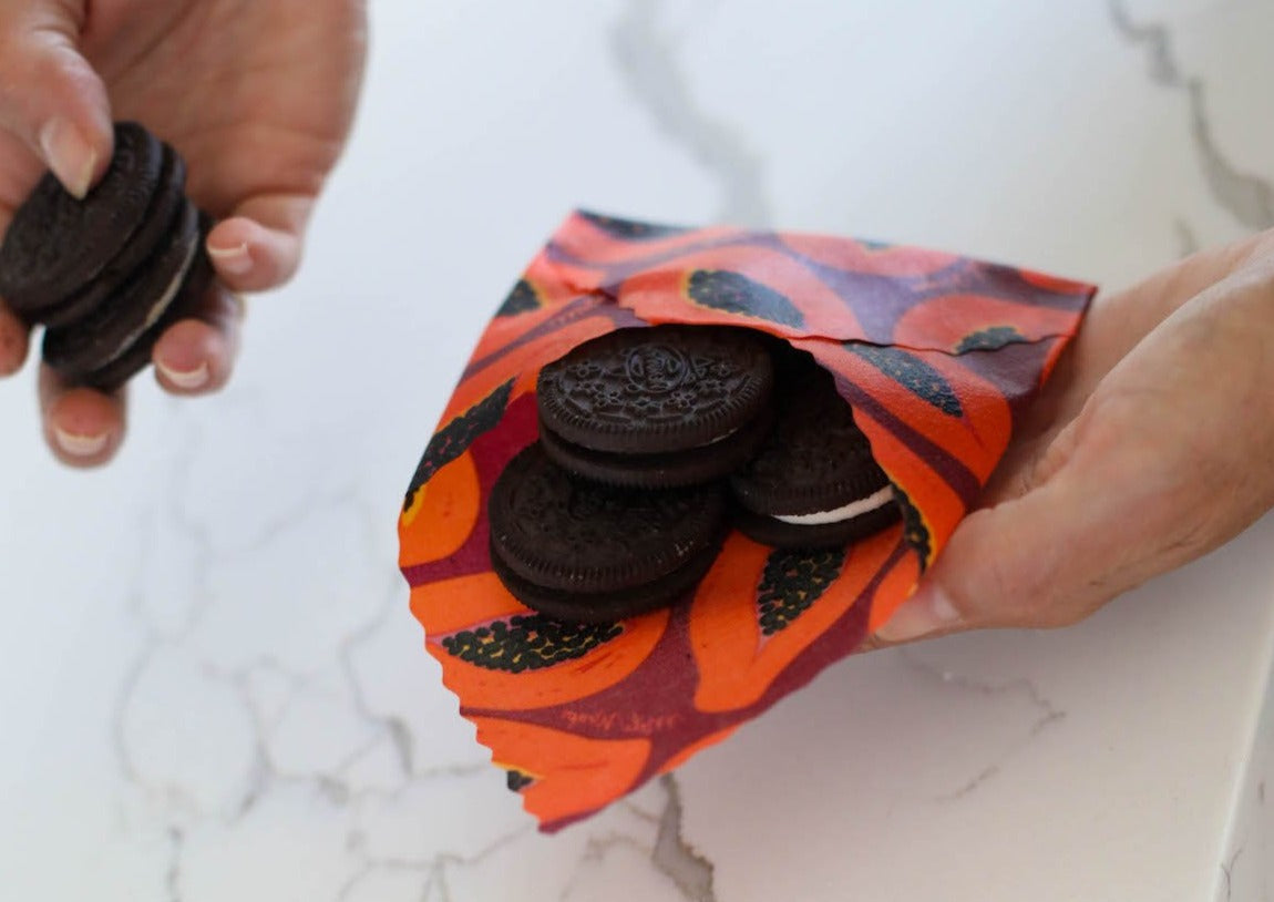 Meli Wraps Beeswax Food Wrap - Purple Papaya