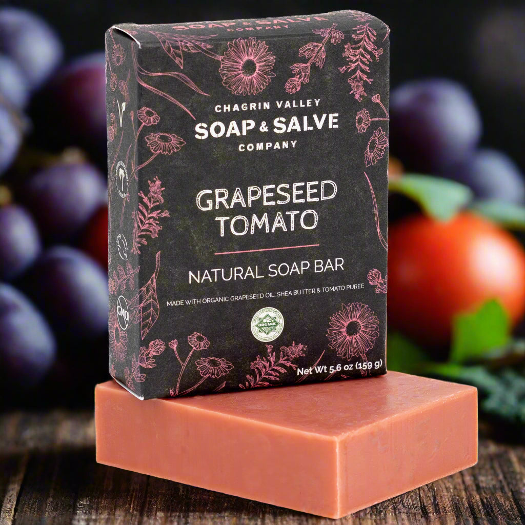 Grapeseed Tomato Complexion Soap - Coconut Free