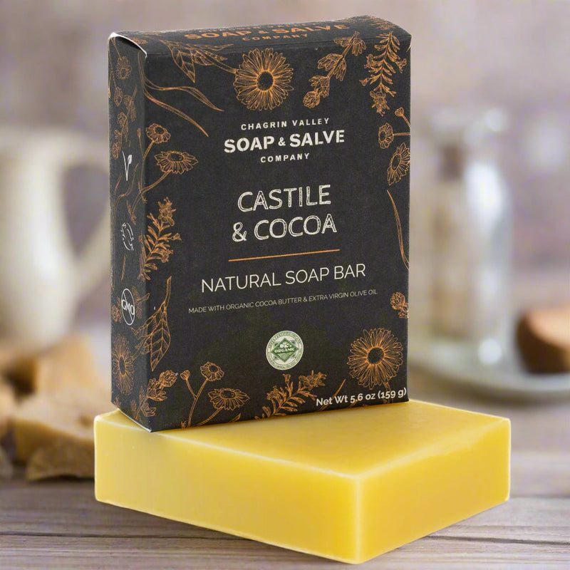Castile & Cocoa Bar Soap - Coconut Free