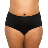 Extra Coverage High Waisted Period Underwear - Organic Cotton For Heavy Flows