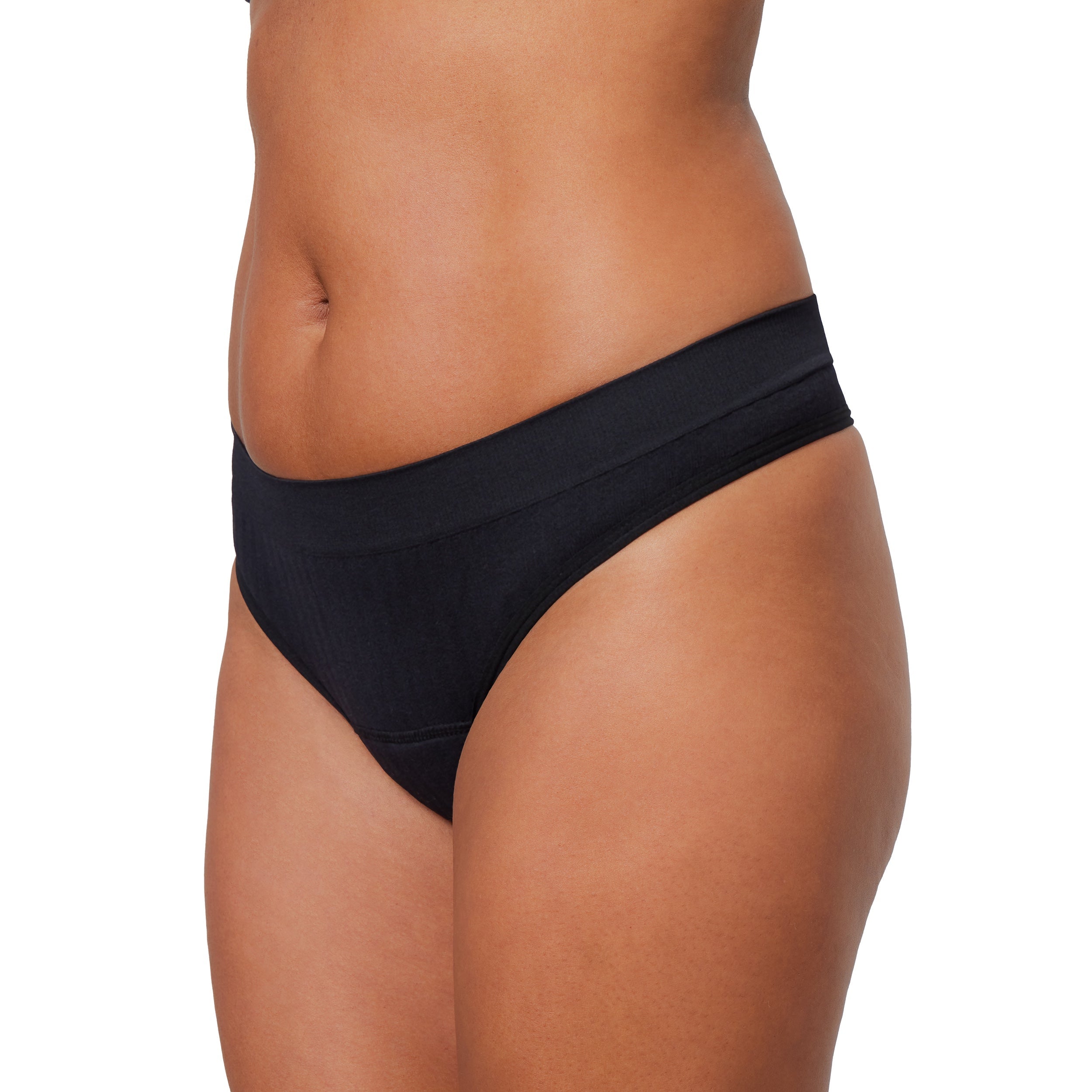 Thong Period Underwear - Sporty Stretch For Light Flows (4 color options)