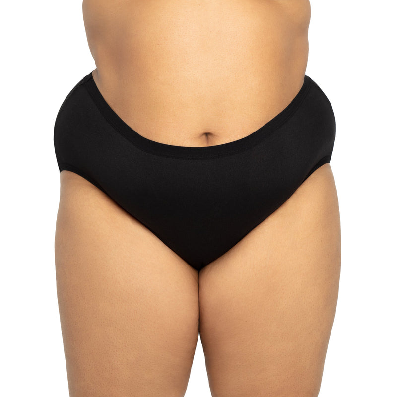 The High Waisted Period Underwear - Microfiber For Medium Flows