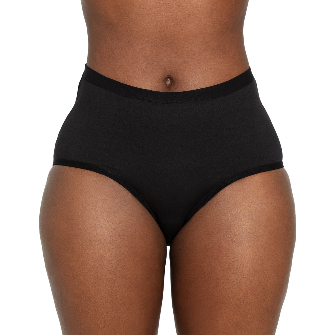 The High Waisted Period Underwear - Microfiber For Medium Flows