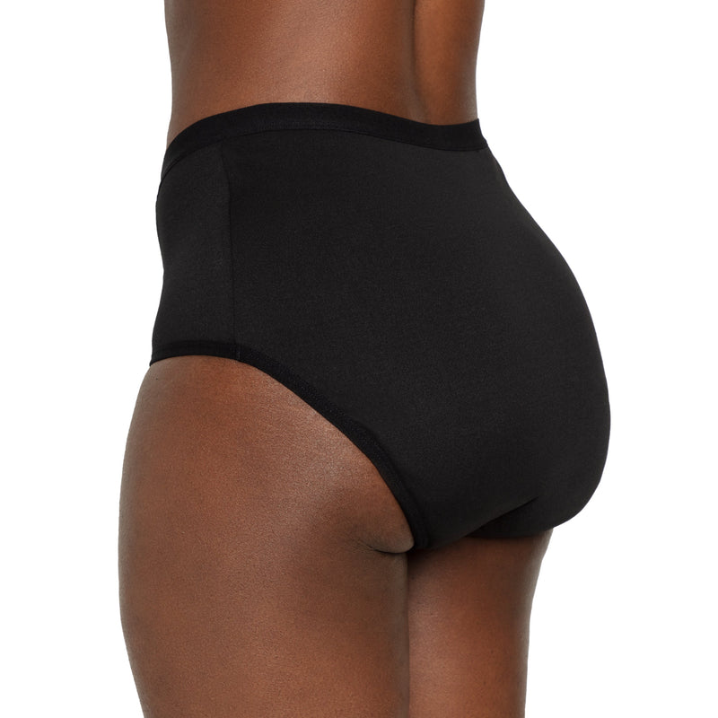 The High Waisted Period Underwear - Microfiber For Medium Flows