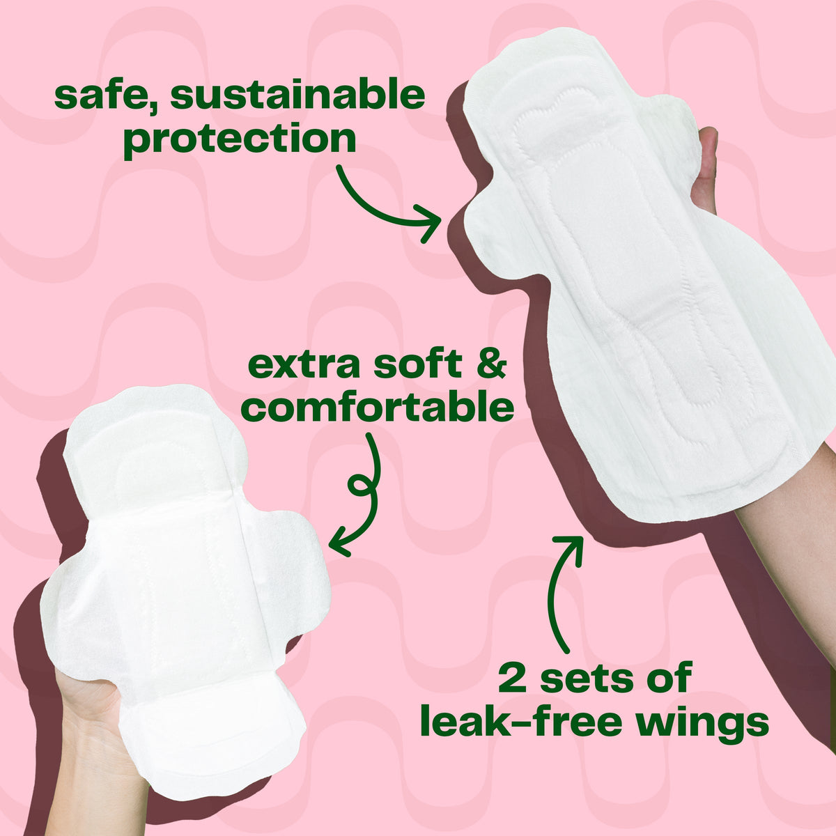 Winged Bamboo Pads