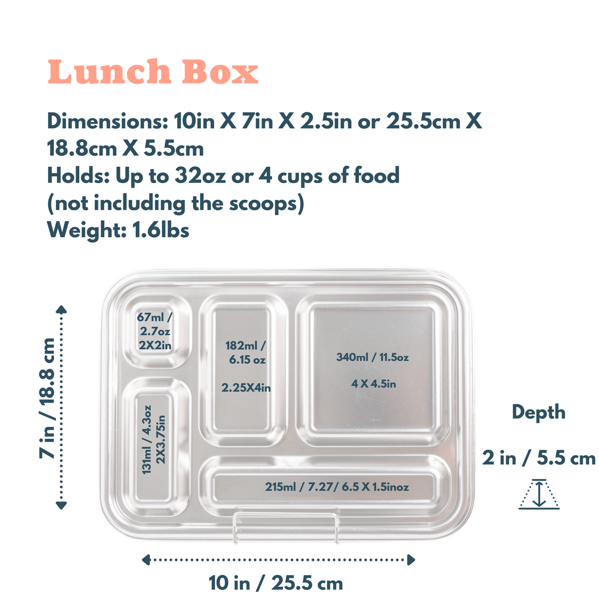 The Explorer™ Bento Lunch Box