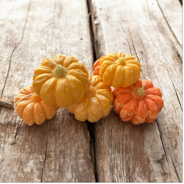 Pumpkin Shaped Candle