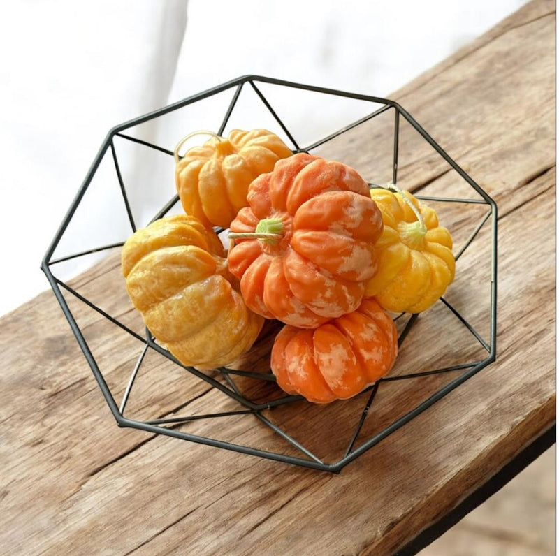 Pumpkin Shaped Candle