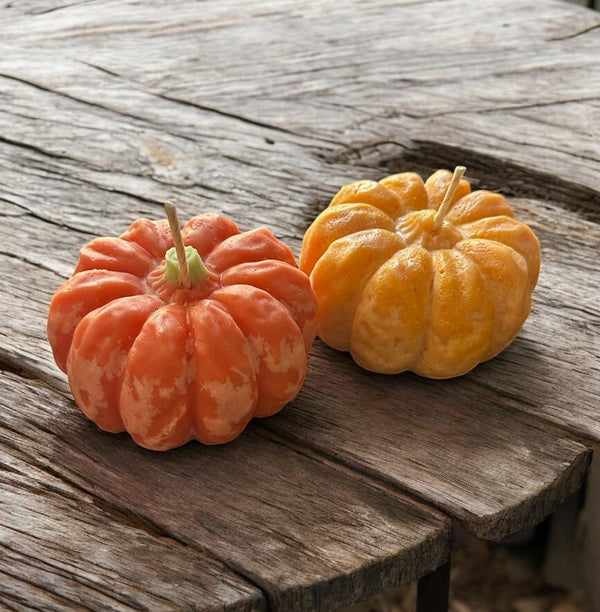 Pumpkin Shaped Candle