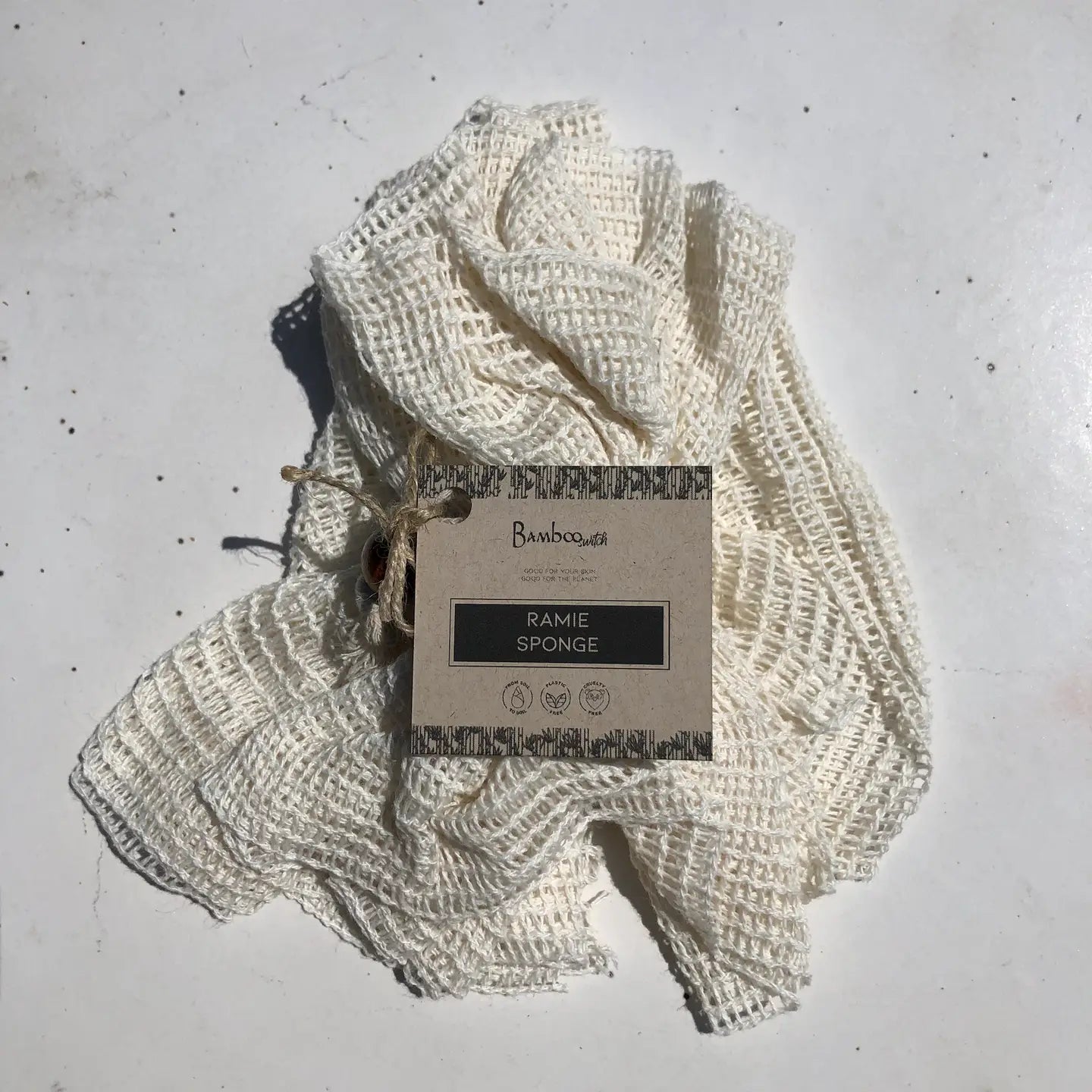 Shower Pouf / Loofah | Ramie Exfoliating Sponge