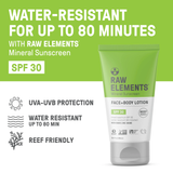 Face and Body Sunscreen Tube SPF 30
