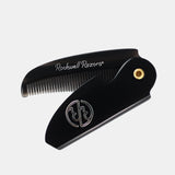 Folding Moustache and Beard Comb