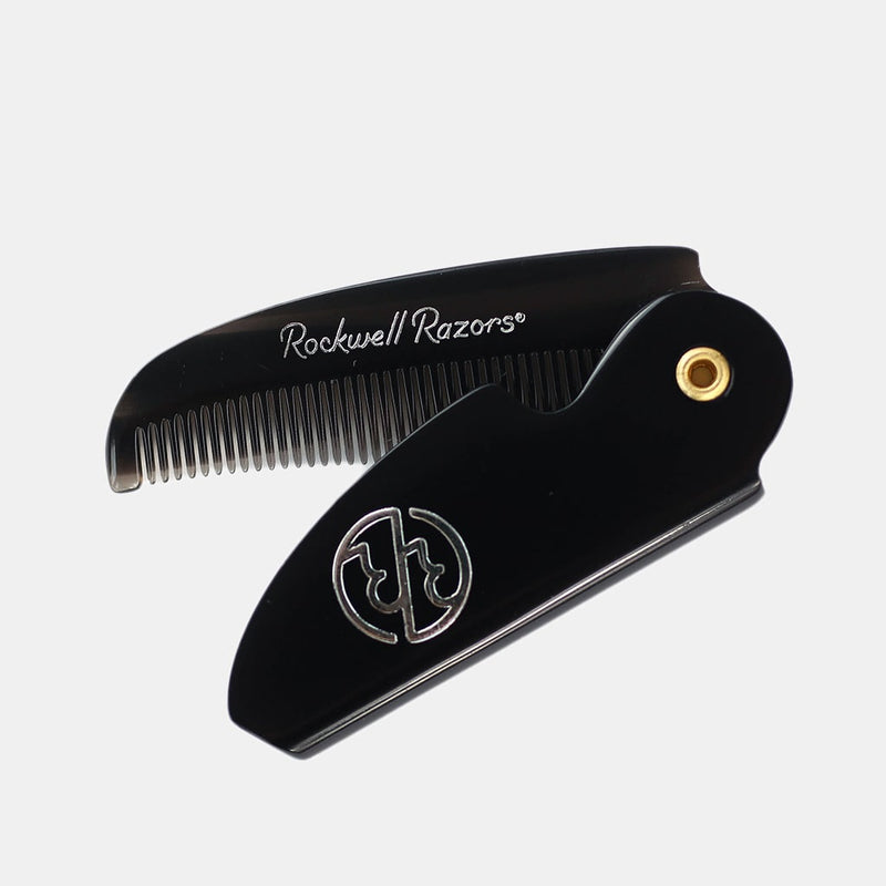 Folding Moustache and Beard Comb