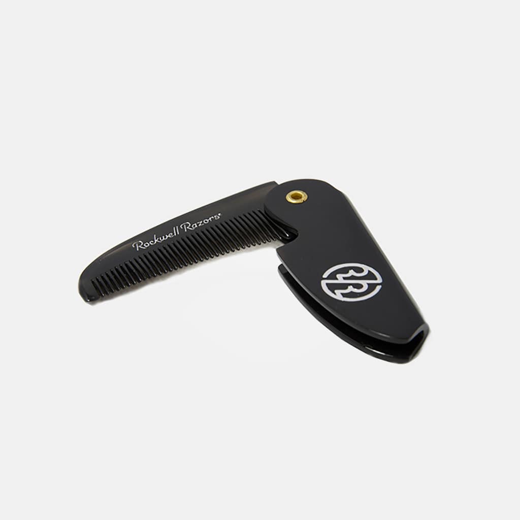 Folding Moustache and Beard Comb