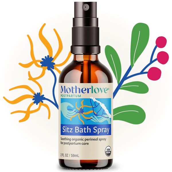 Organic Sitz Bath Spray - Postpartum Soothing Spray