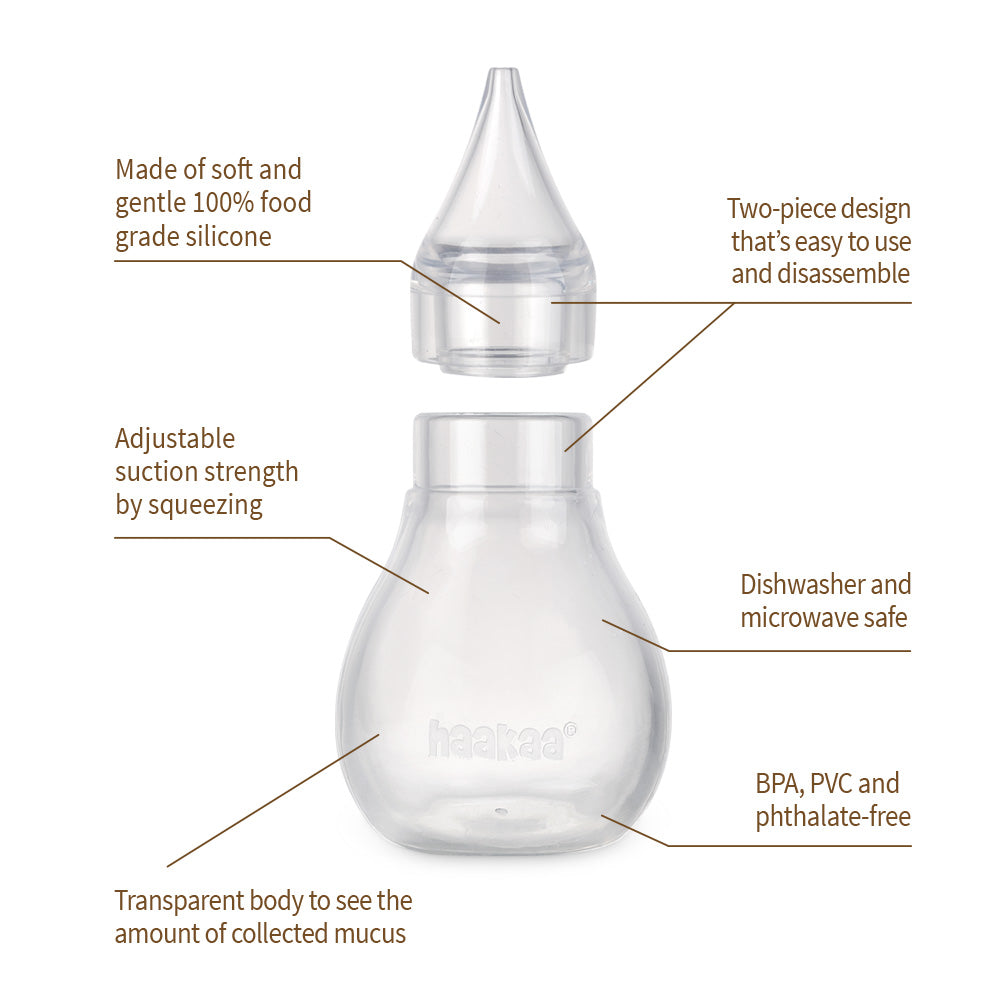 Haakaa Silicone Bulb Syringe (0m+)