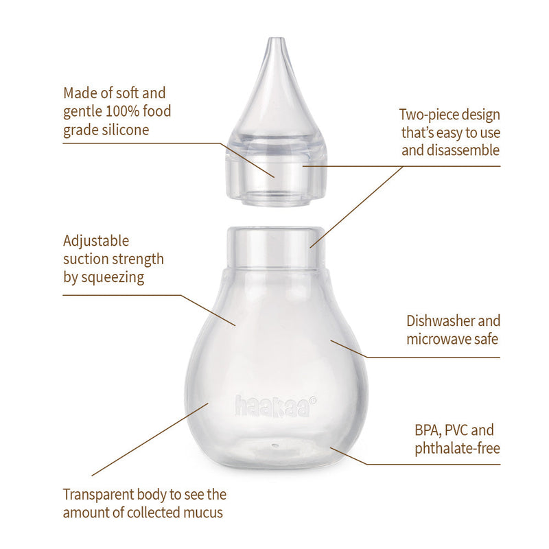 Haakaa Silicone Bulb Syringe (0m+)