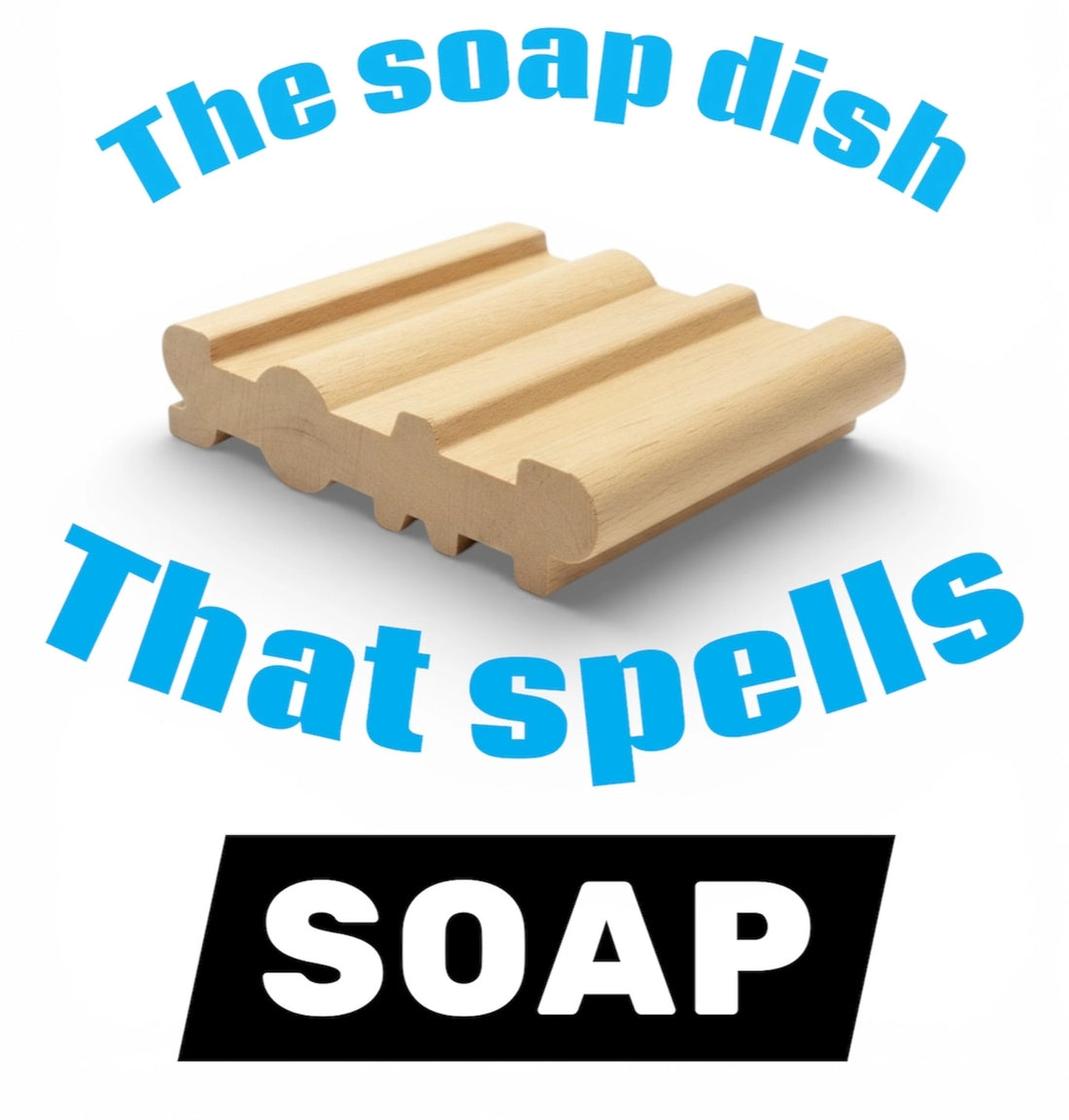 Unique Handcrafted Red Alder Wood SOAP Dish
