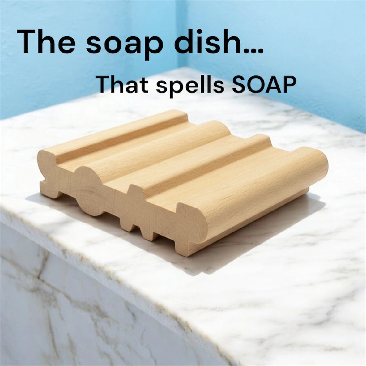 Unique Handcrafted Red Alder Wood SOAP Dish