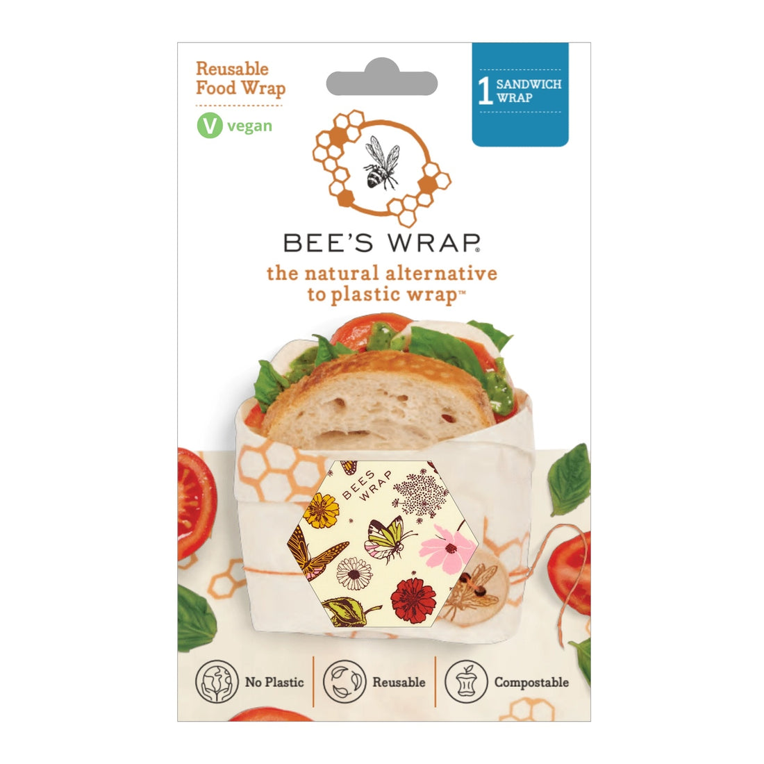 Beeswax Sandwich Wrap (Vegan Wax) - Meadow Magic