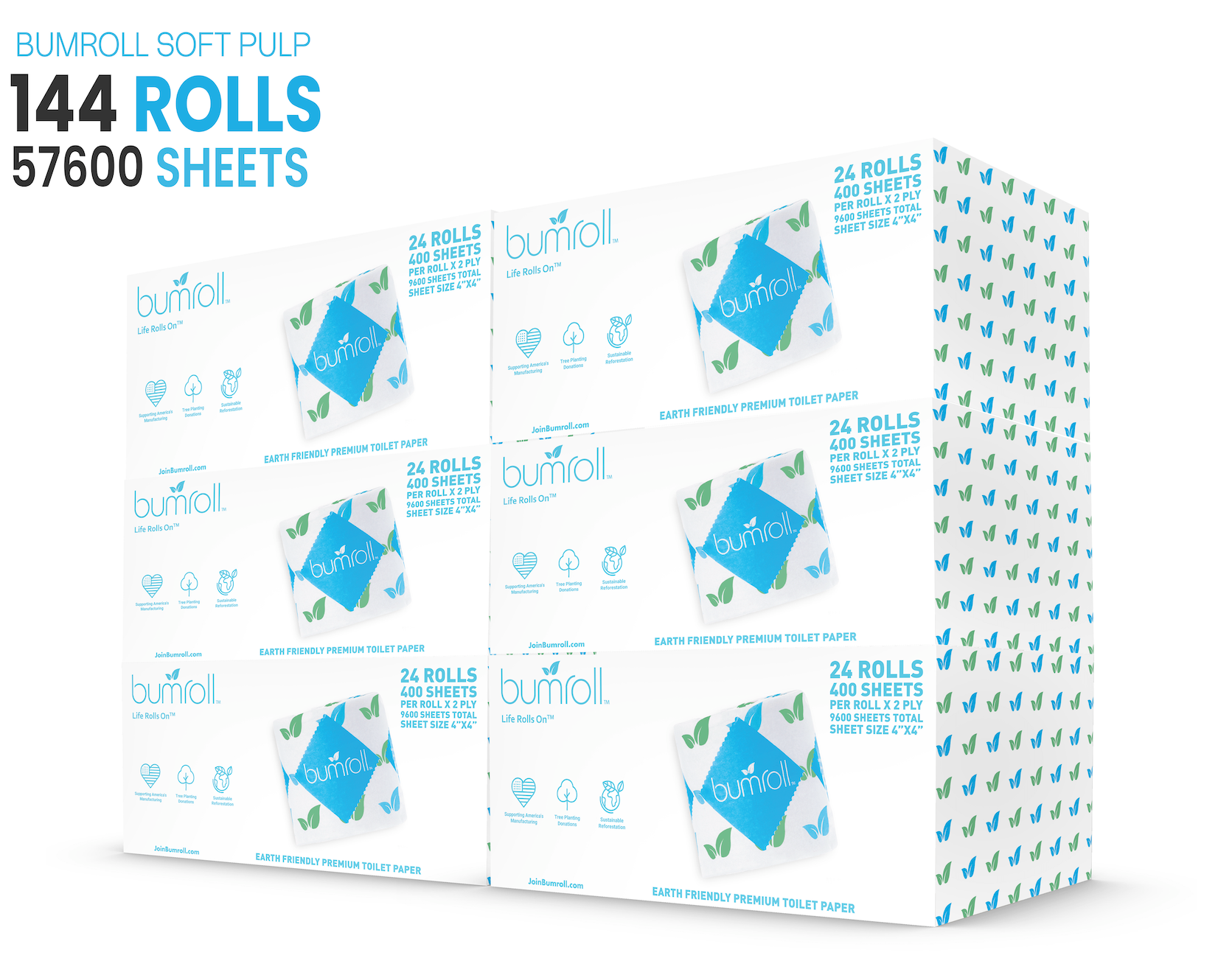 Bumroll Premium Toilet Paper And Towel Rolls - Made In The USA