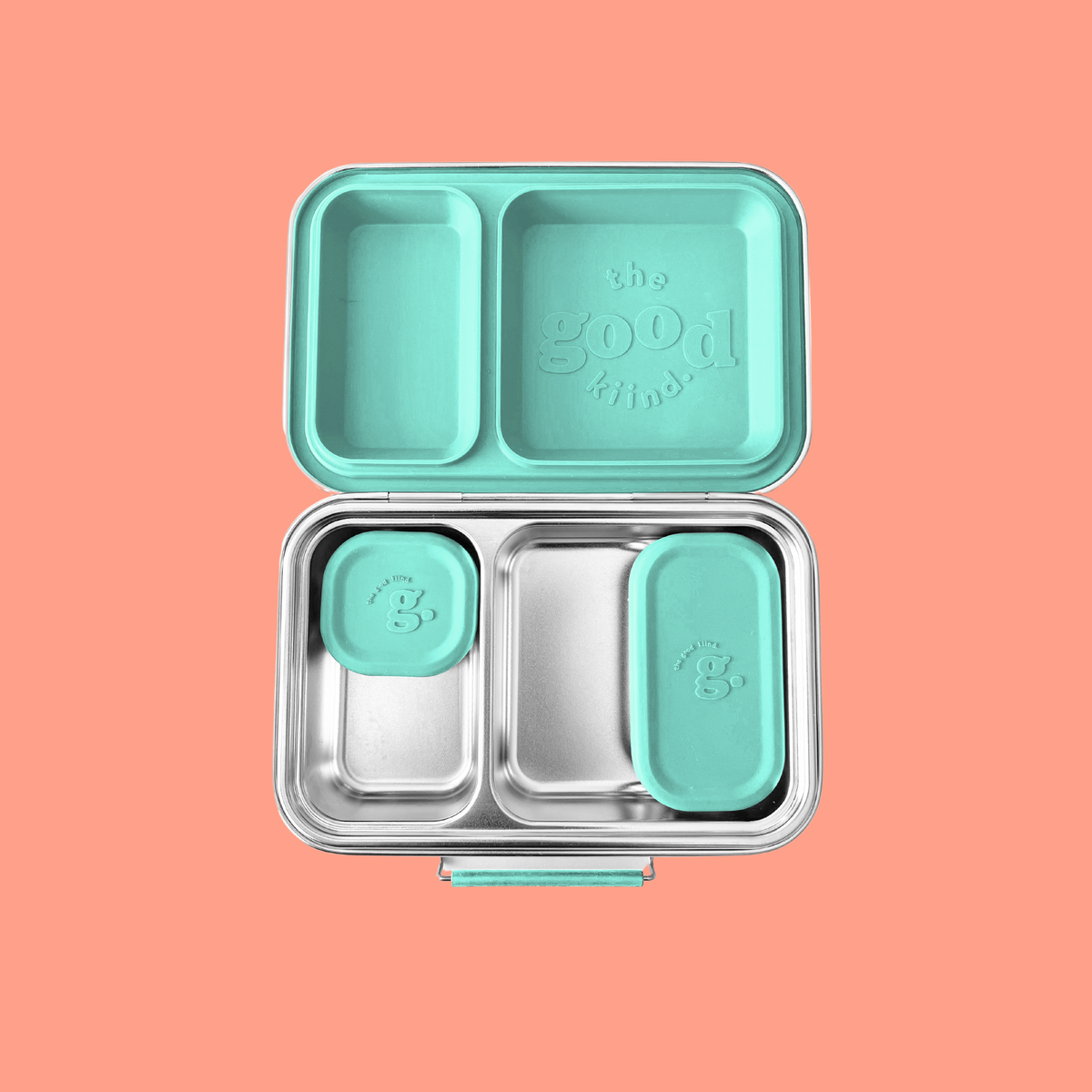 The Snacker™ - Stainless Steel Lunch box