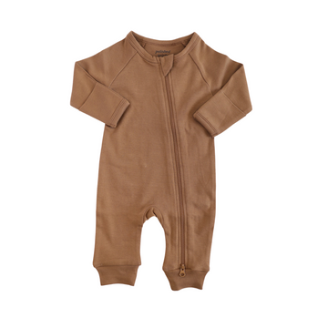 Almond Organic Cotton Baby Sleeper