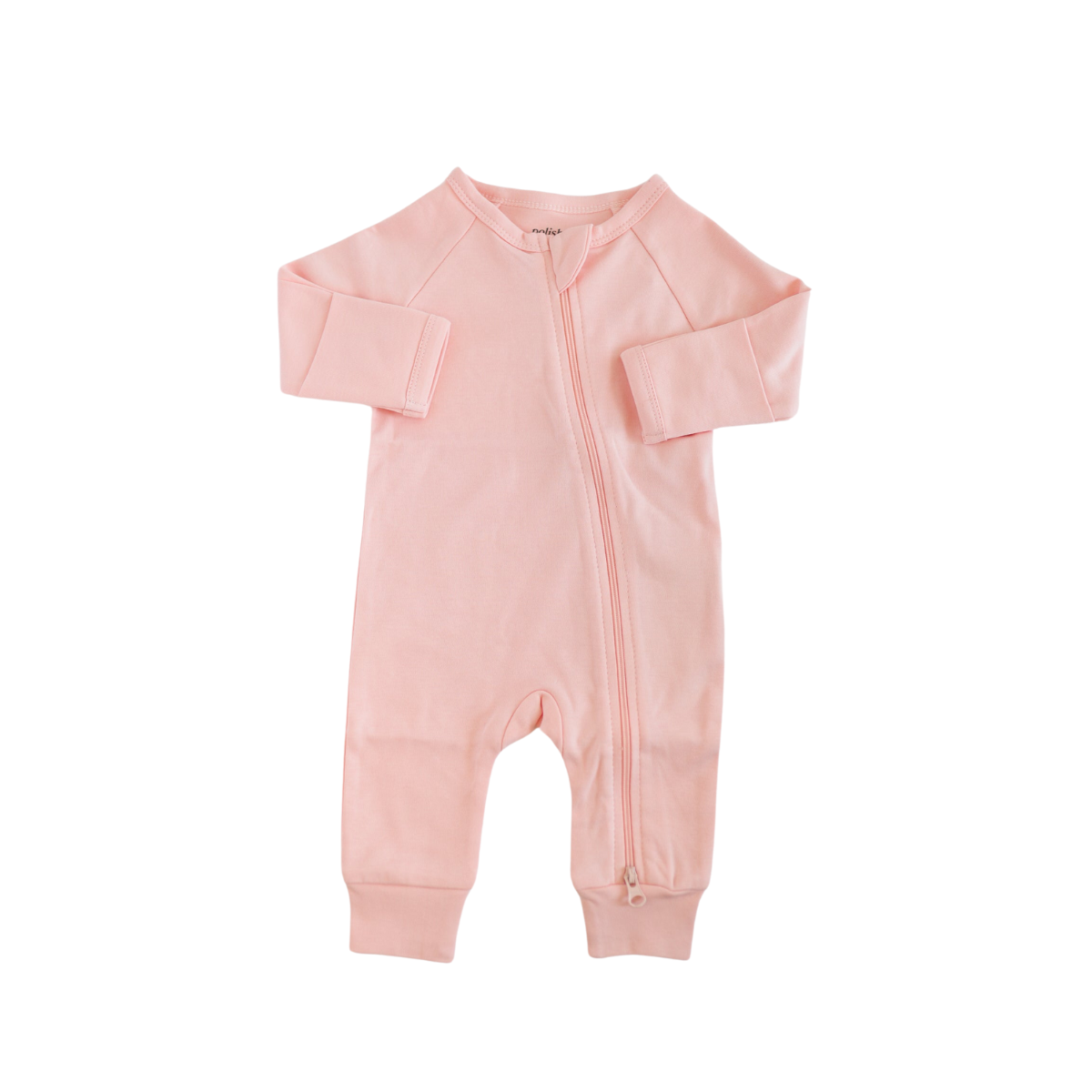 Peach Organic Cotton Baby Sleeper