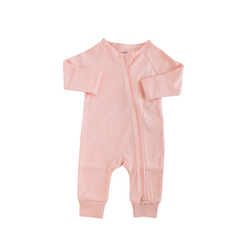 Peach Organic Cotton Baby Sleeper