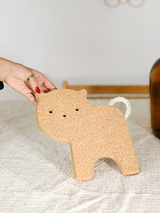 Animal Shaped Cork Trivet (6 Options Available)