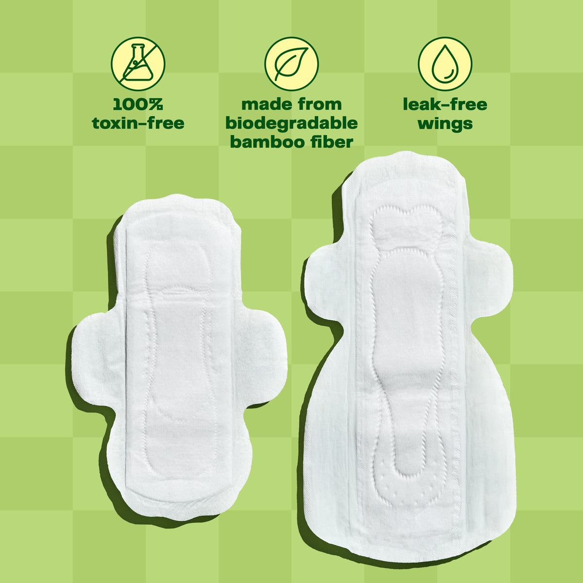 Winged Bamboo Pads