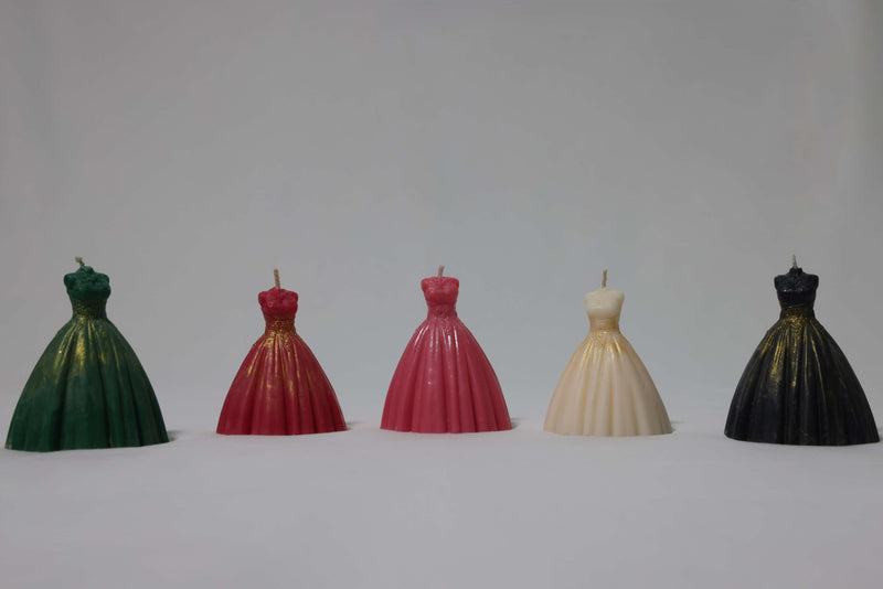 Coconut Soy Wax Petite Gown Candle - Small