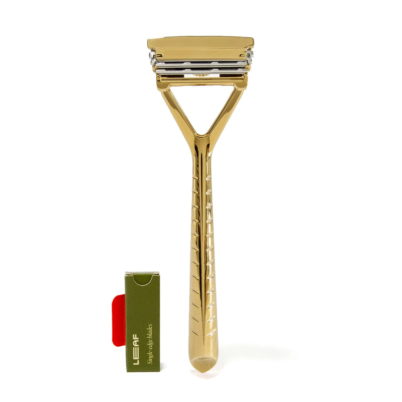 Gold Face and Body Shaving Set