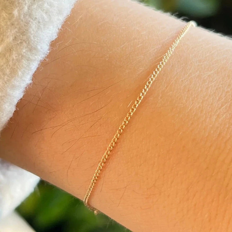 Recycled 14K Gold Barely There Bracelet