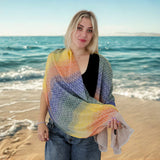 Pure Cashmere Scarf - At the Beach