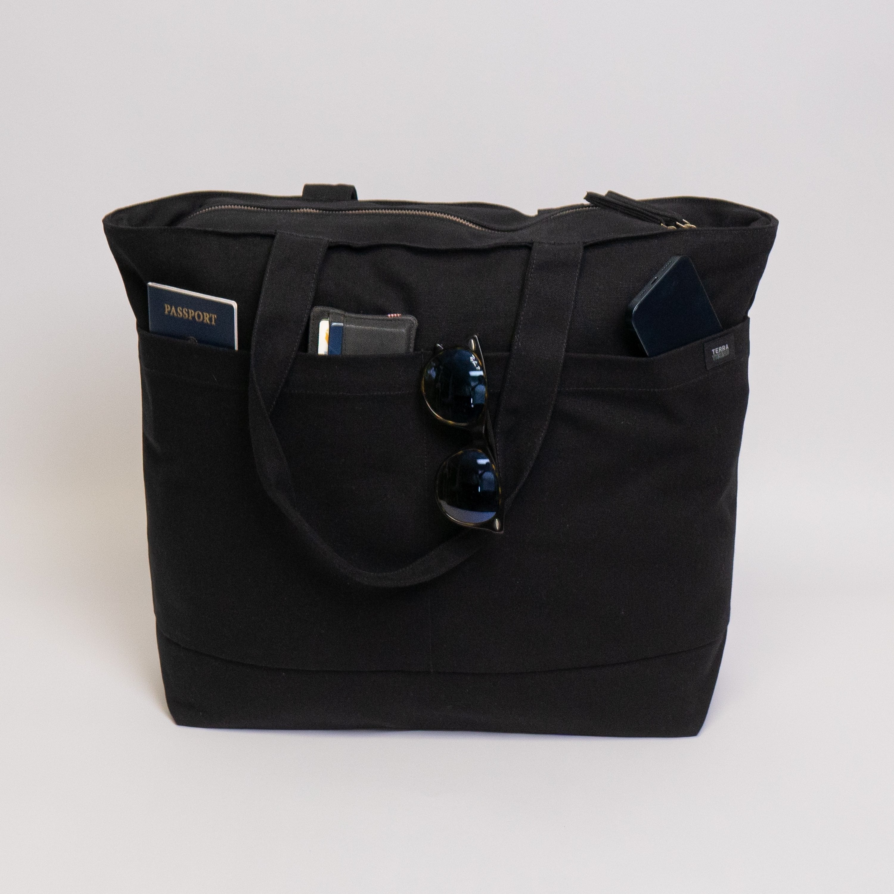 Travel Tote Bag with Sleeve (3 Color Options)