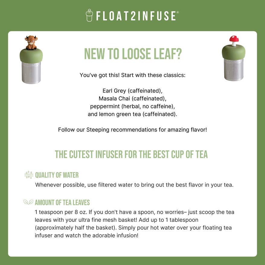 Floating Tea Infuser - Golden Retriever