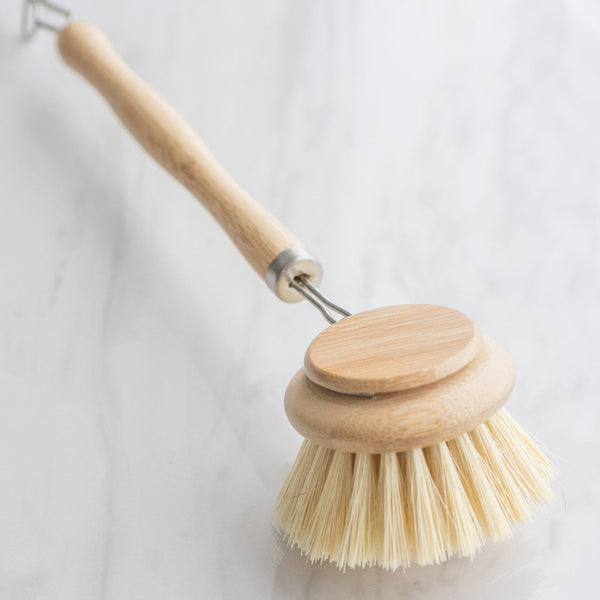 CASA AGAVE® Long Handle Dish Brush with Replaceable Head