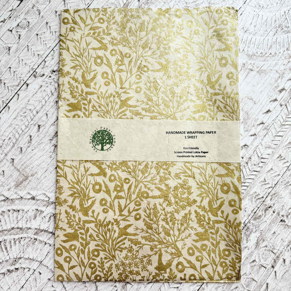 Handmade Lokta Wrapping Paper - Harvest