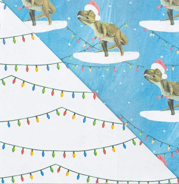 Dino Lights Eco Gift Wrap (Double Sided)