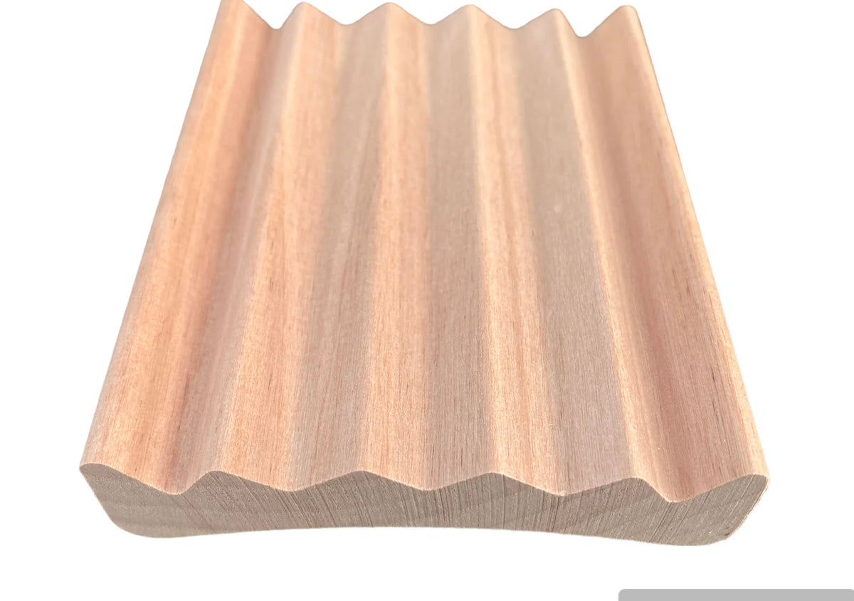 Handcrafted Red Alder Wood Soap Dish - Elevation Style
