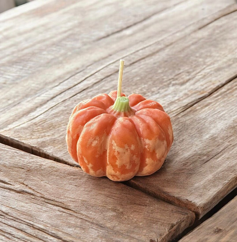 Pumpkin Shaped Candle