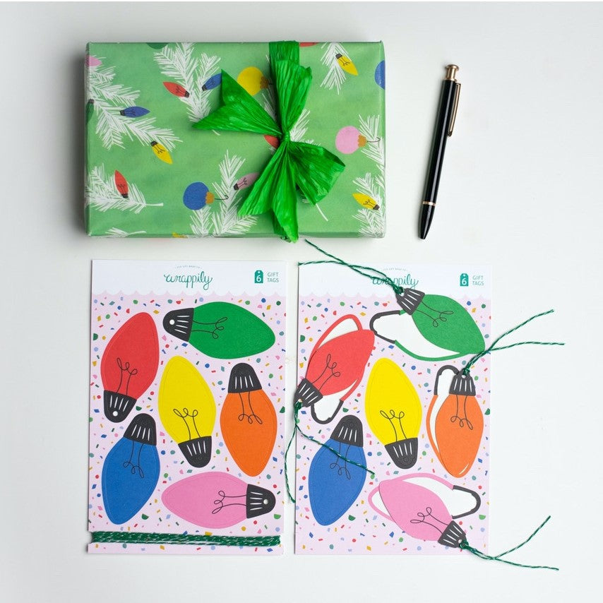 Christmas Lights Gift Tags
