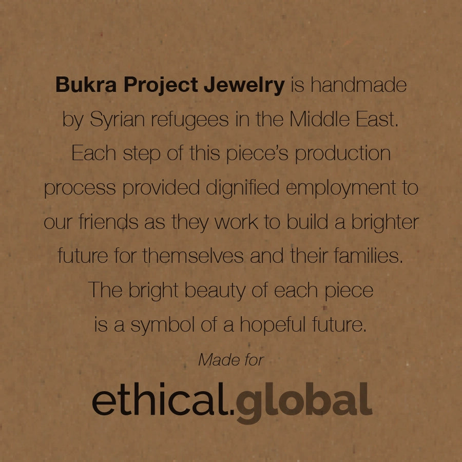 Forget-Me-Not Dangle Earrings (14K Gold, Silver) - Handmade